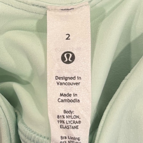 Lululemon Align Tank Top In Kohlrabi Green Size 2 - Picture 4 of 5